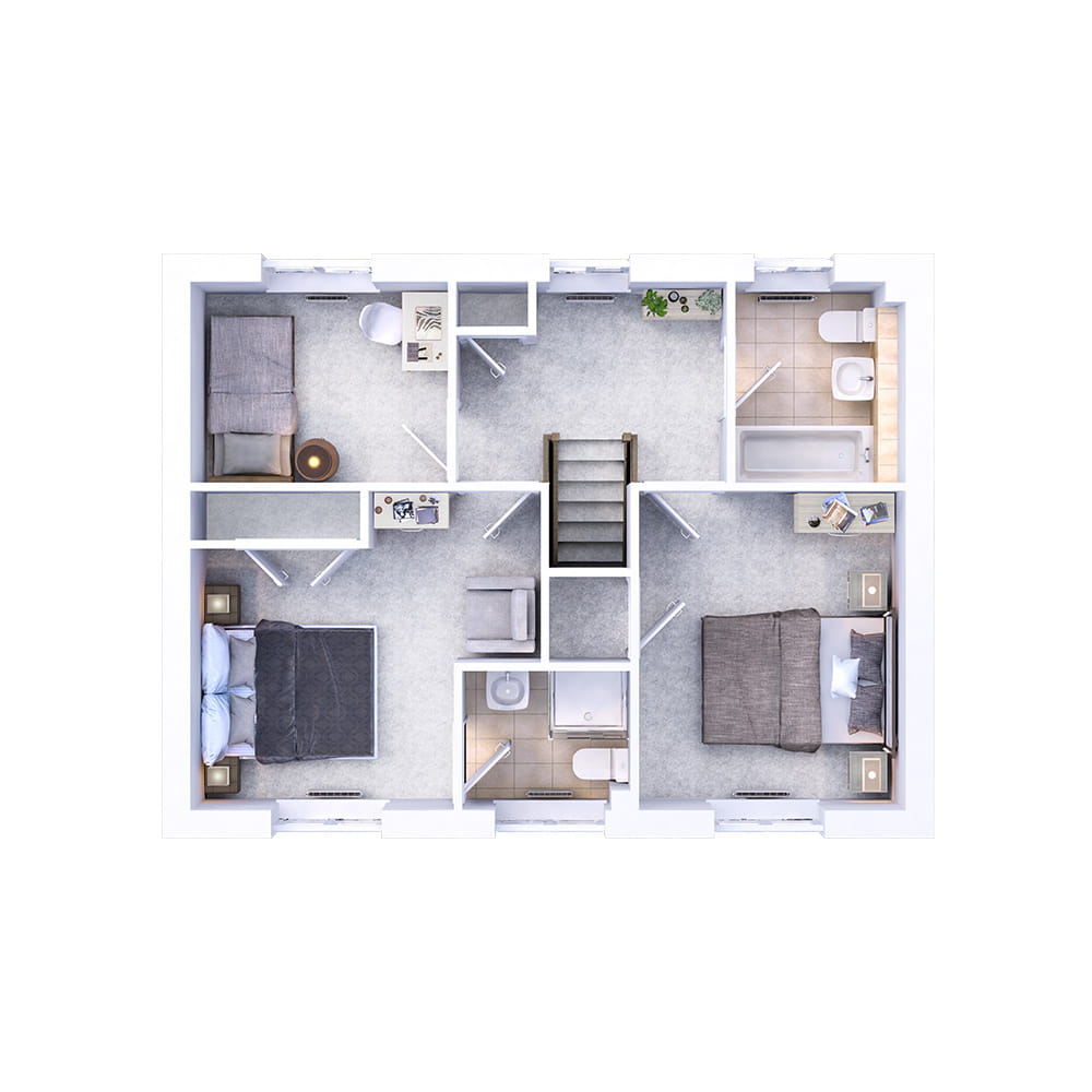 3D floor plan