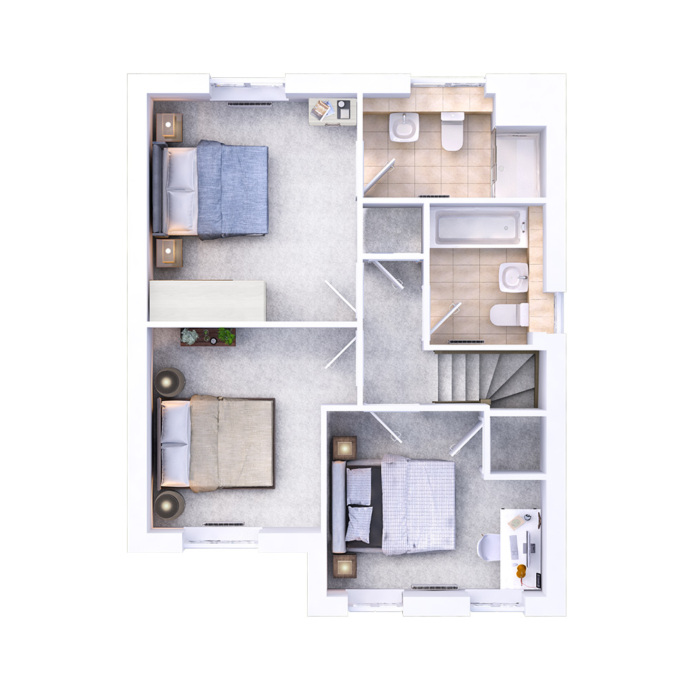 3D floor plan