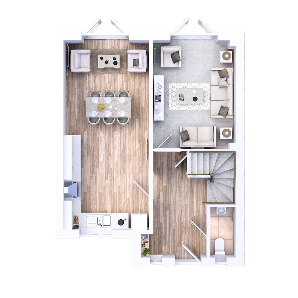 3D floor plan