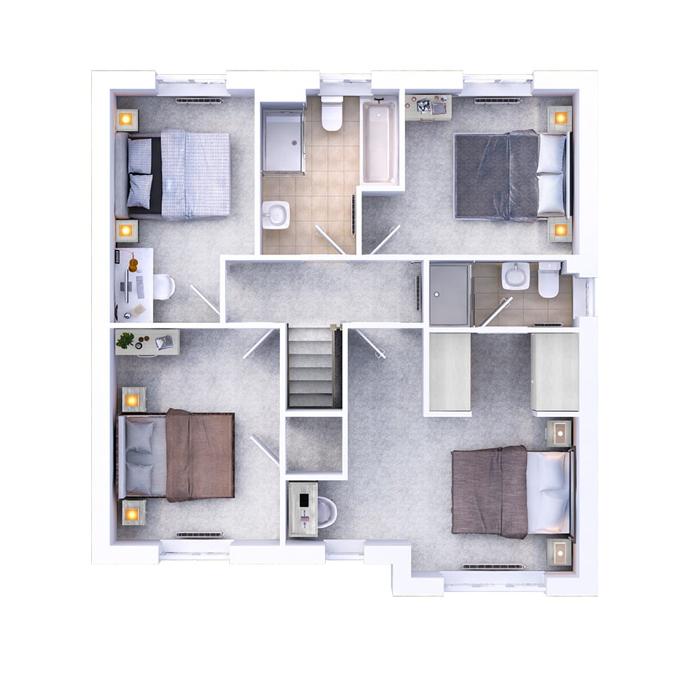 3D floor plan