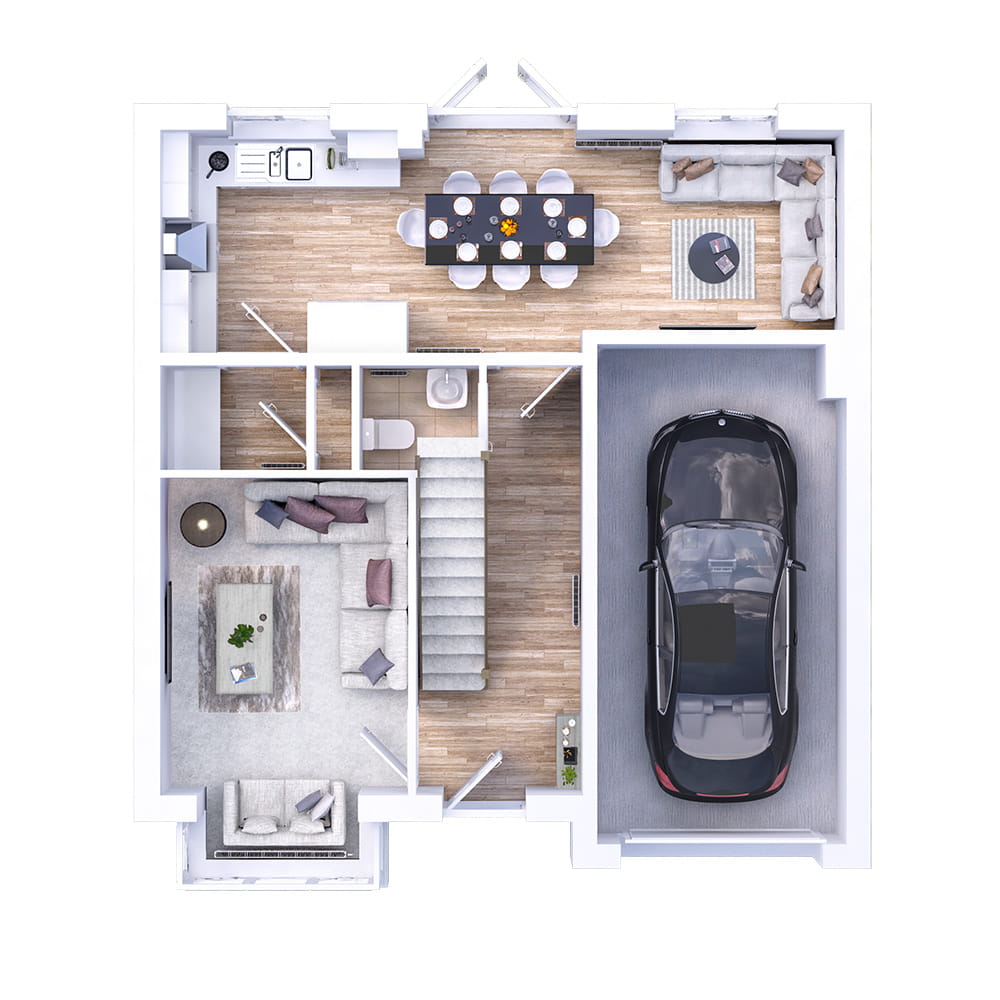3D floor plan