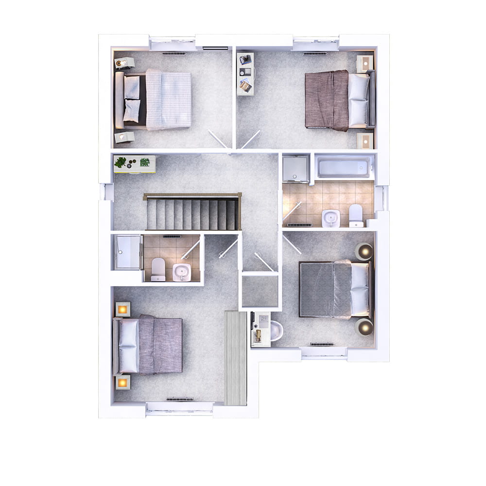3D floor plan