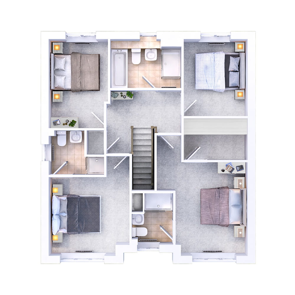3D floor plan