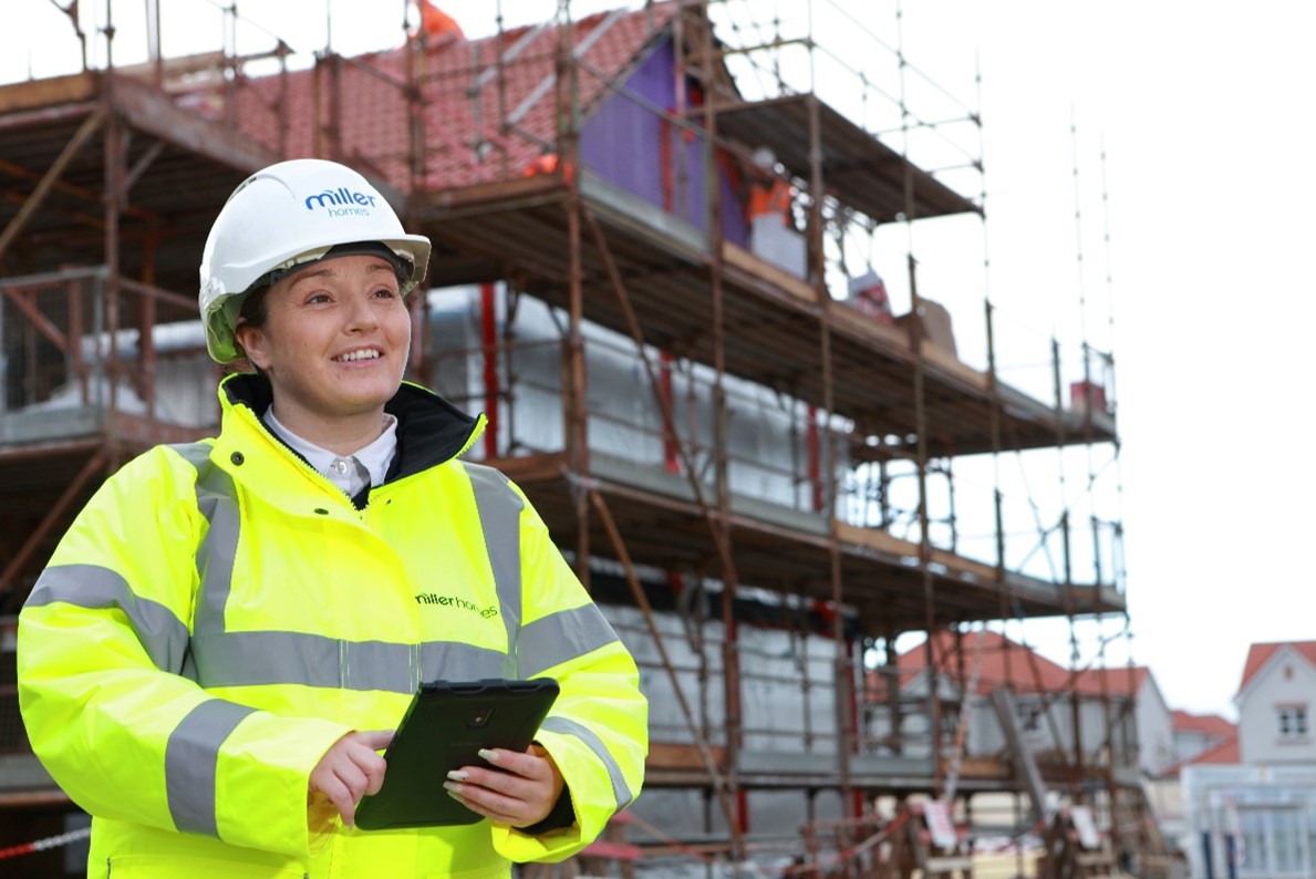 Women in construction at Miller Homes