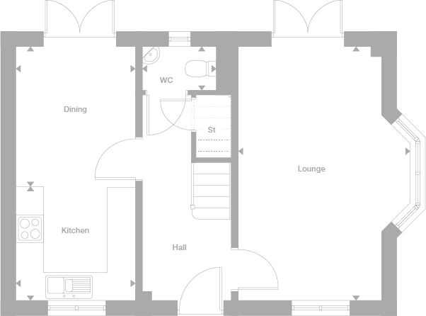 2D floor plan