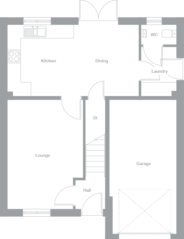 2D floor plan