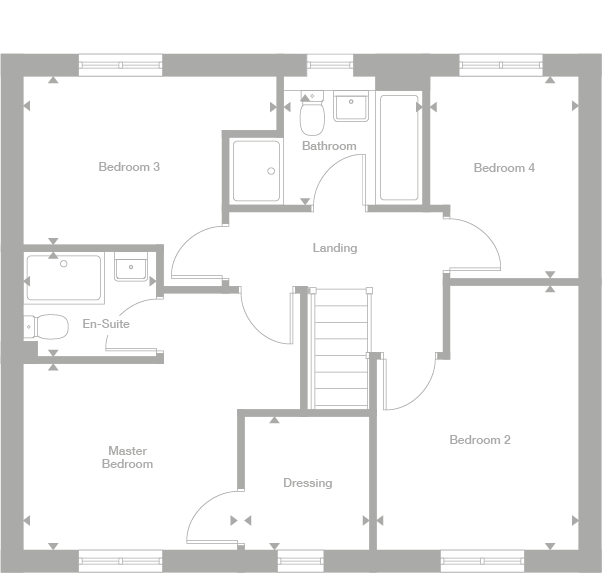 2D floor plan