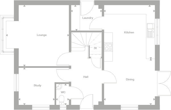 2D floor plan
