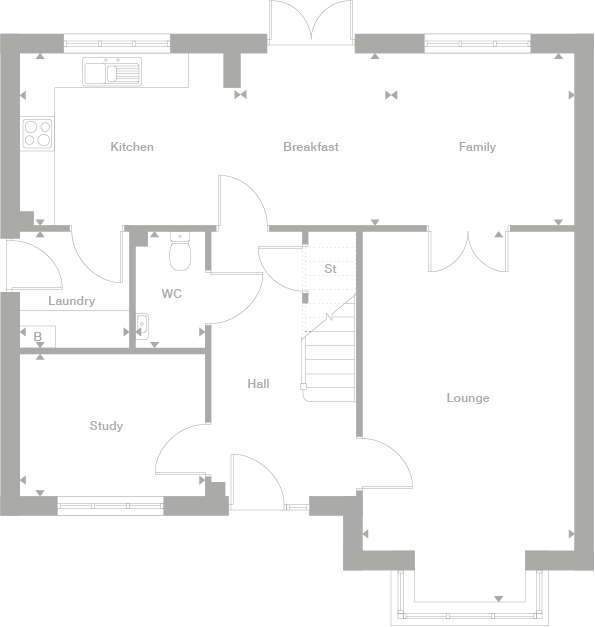 2D floor plan