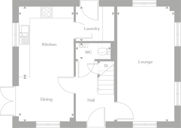 2D floor plan