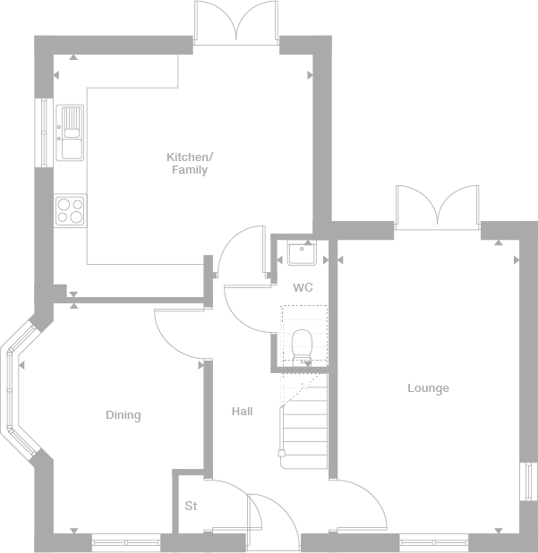 2D floor plan