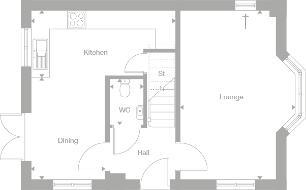 2D floor plan
