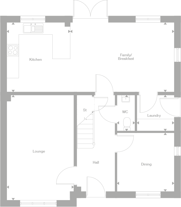 2D floor plan