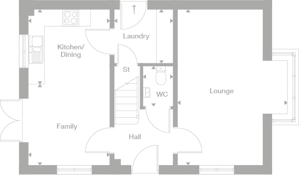 2D floor plan
