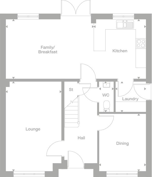 2D floor plan