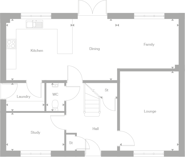 2D floor plan