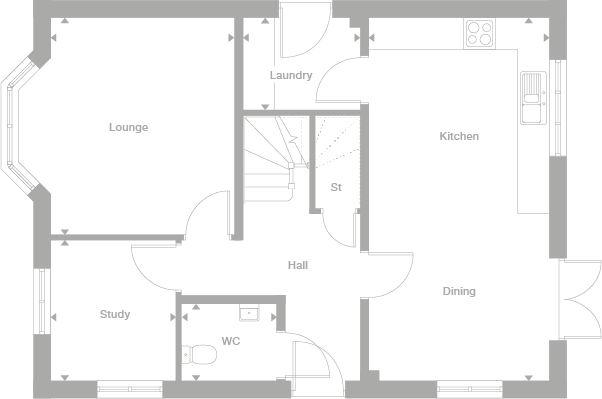 2D floor plan