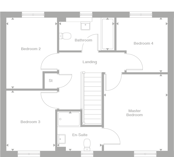 2D floor plan
