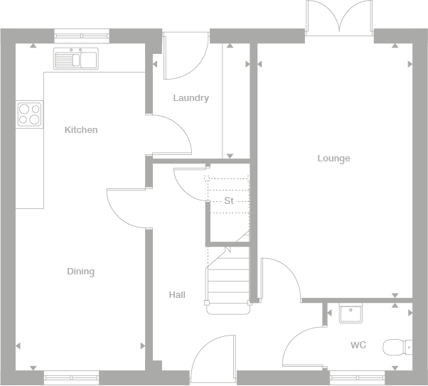 2D floor plan
