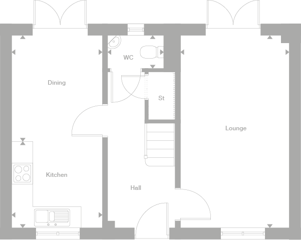 2D floor plan