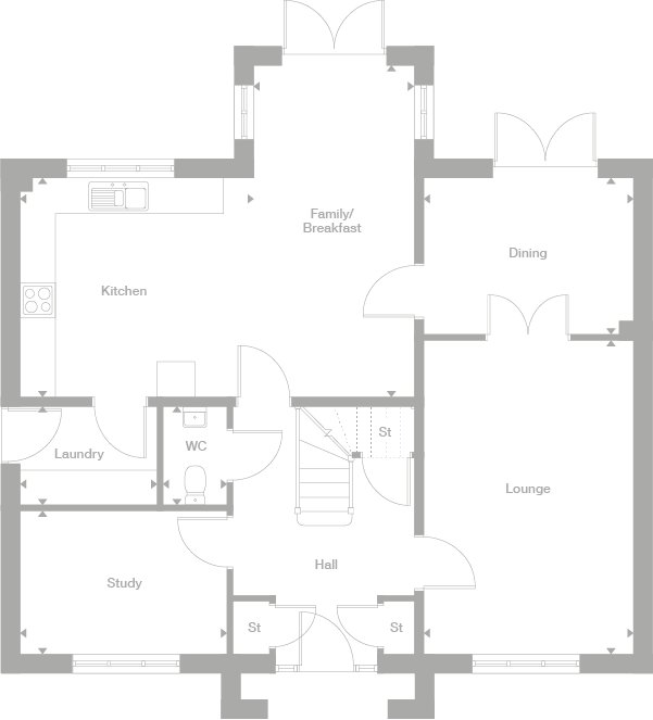 2D floor plan