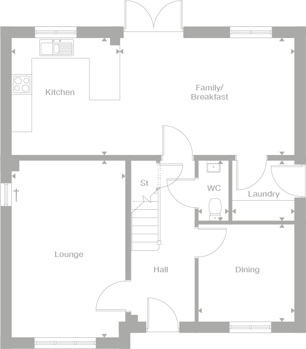 2D floor plan
