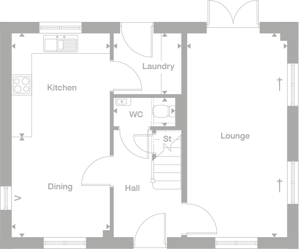 2D floor plan