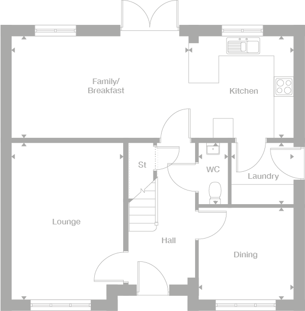 2D floor plan