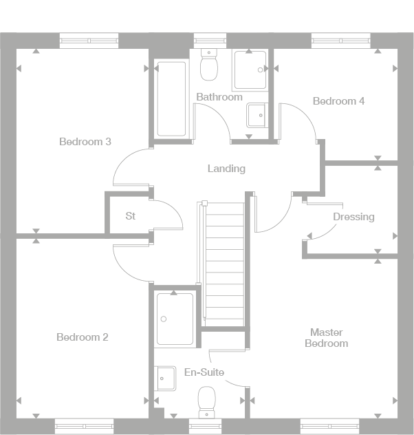 2D floor plan