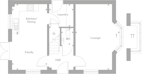 2D floor plan