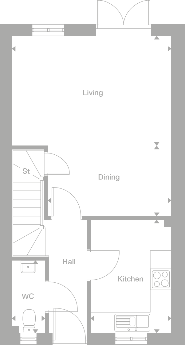 2D floor plan