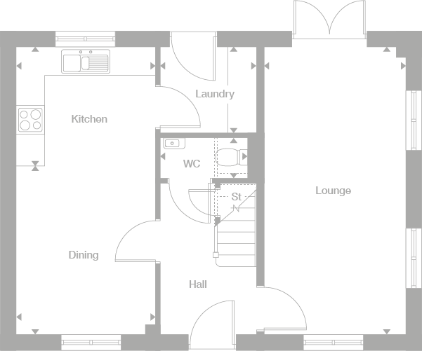 2D floor plan