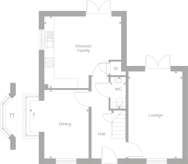 2D floor plan