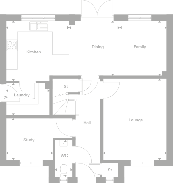 2D floor plan