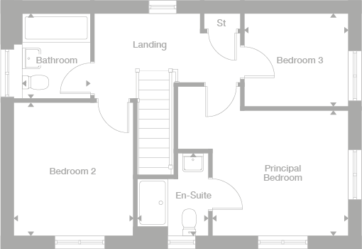 2D floor plan