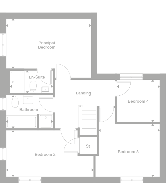 2D floor plan