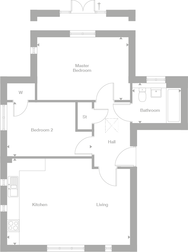 2D floor plan