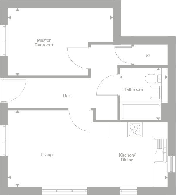 2D floor plan