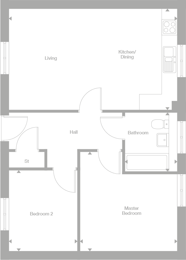 2D floor plan
