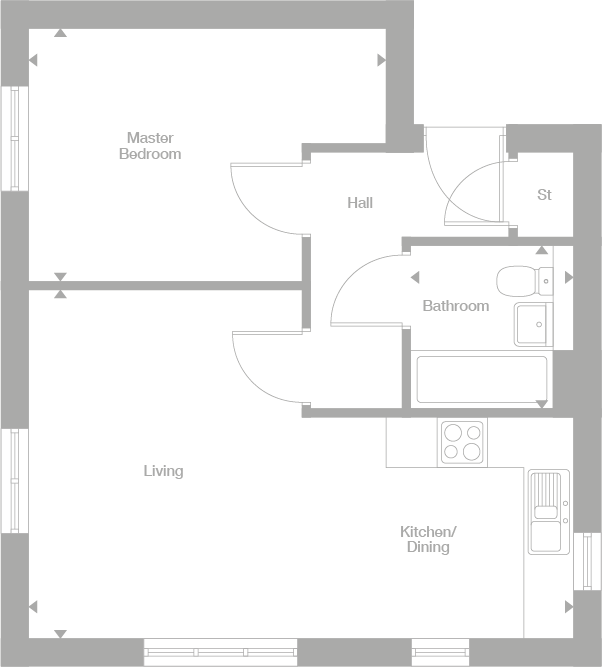 2D floor plan