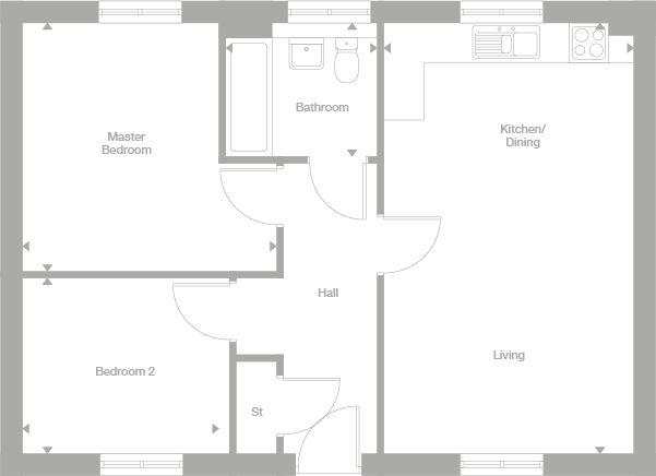 2D floor plan