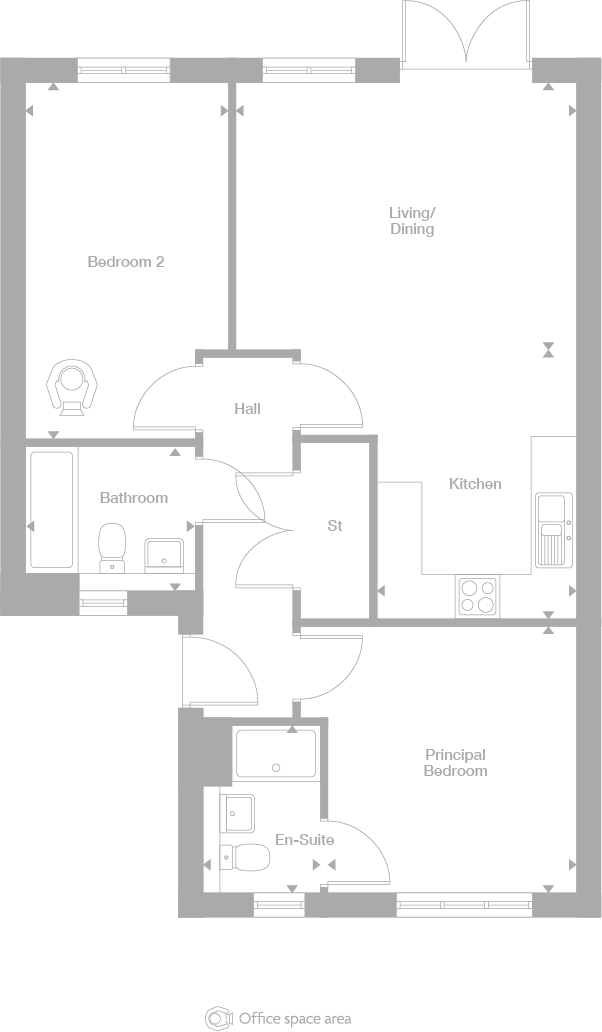 2D floor plan