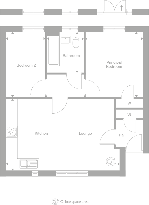 2D floor plan