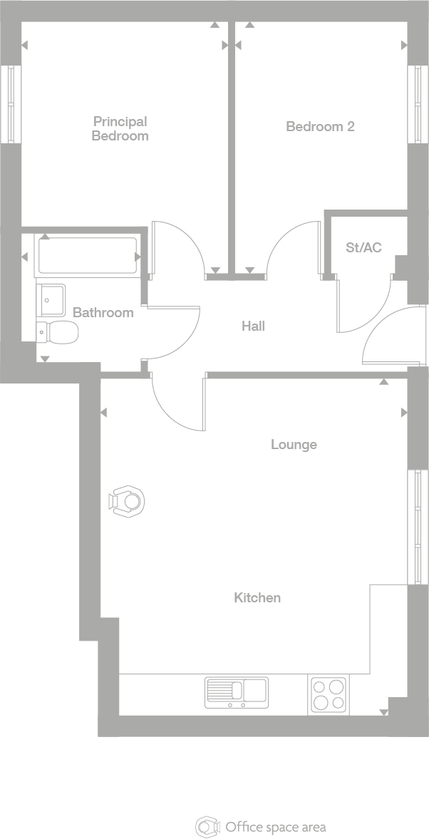 Horton 2 bedroom house for sale in Northampton