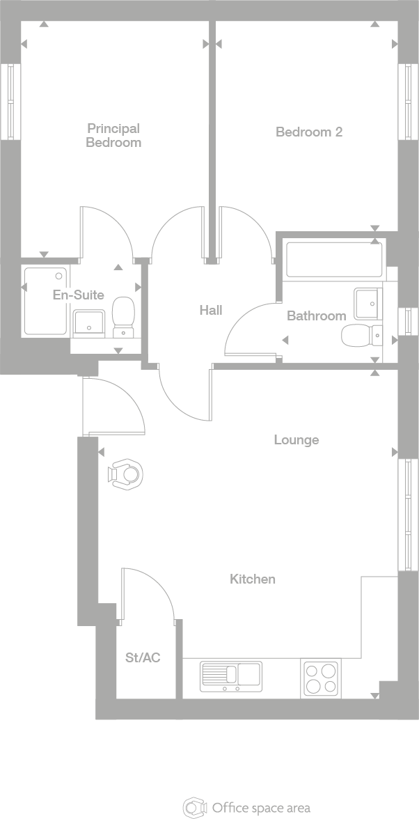 2D floor plan
