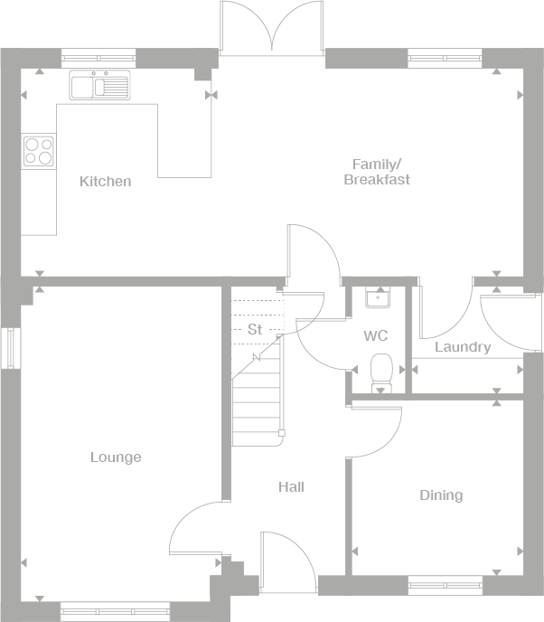 2D floor plan