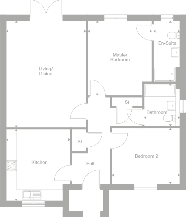 2D floor plan