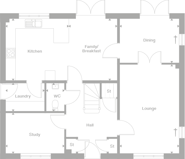 2D floor plan