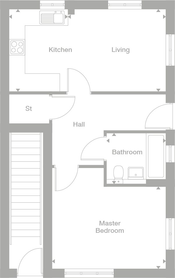 2D floor plan