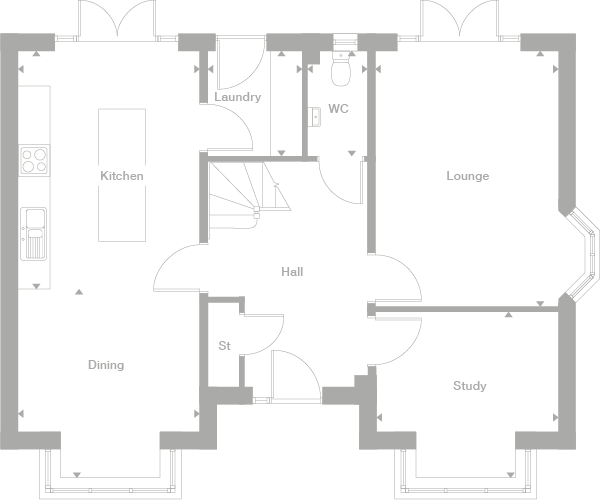 2D floor plan
